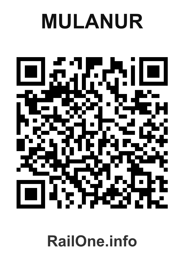 RailOne QR Code for Mulanur station
