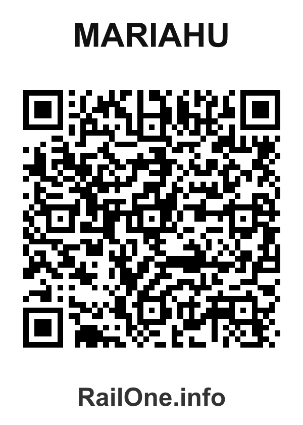 RailOne QR Code for Mariahu station