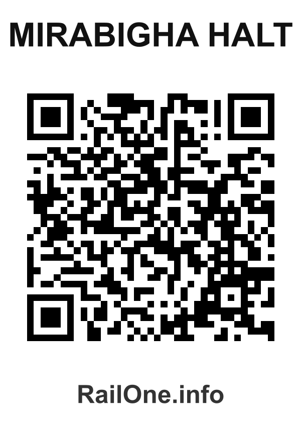 RailOne QR Code for Mirabigha Halt station