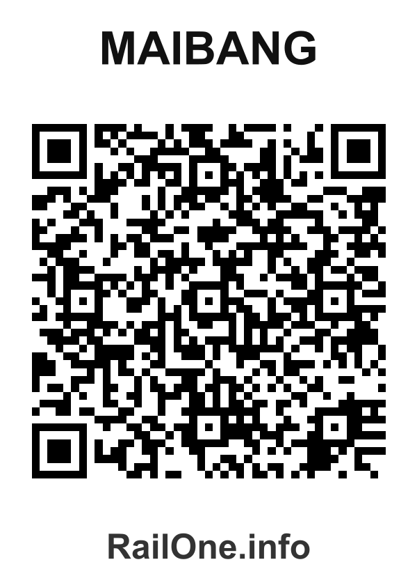 RailOne QR Code for Maibang station