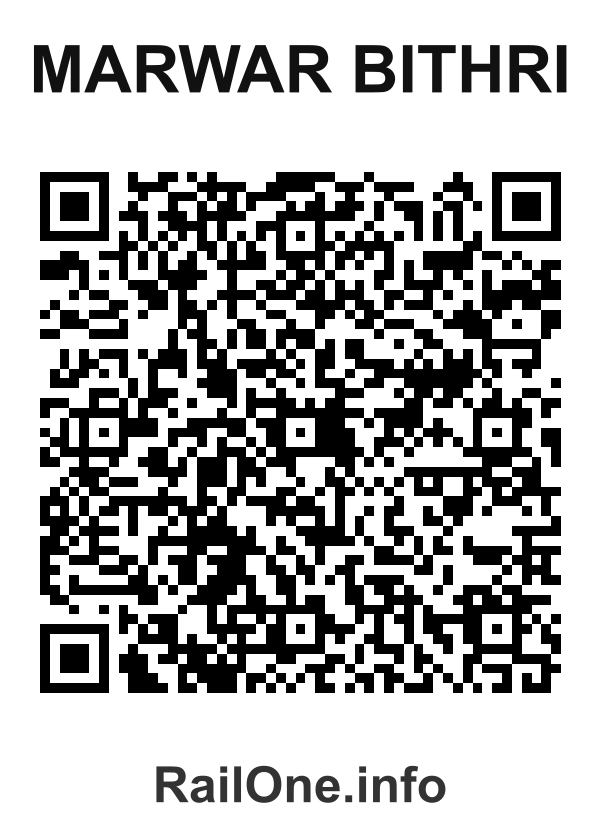 RailOne QR Code for Marwar Bithri station