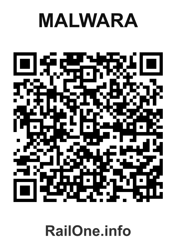 RailOne QR Code for Malwara station