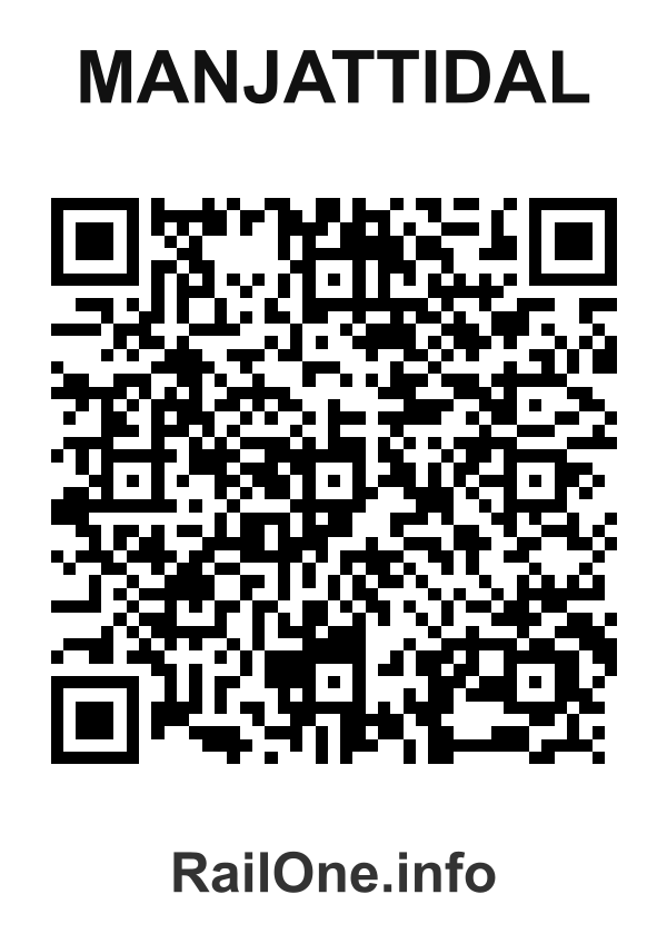 RailOne QR Code for Manjattidal station