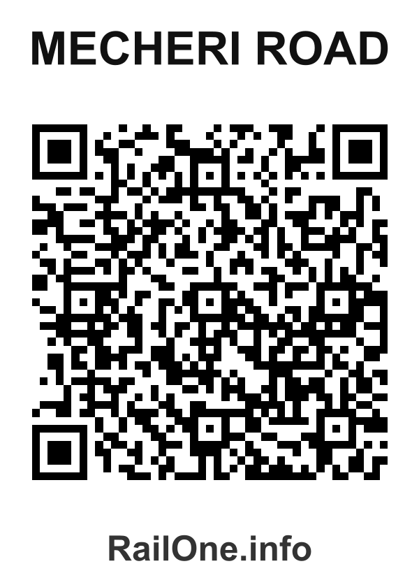 RailOne QR Code for Mecheri Road station
