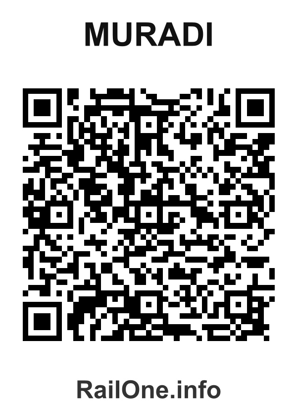 RailOne QR Code for Muradi station