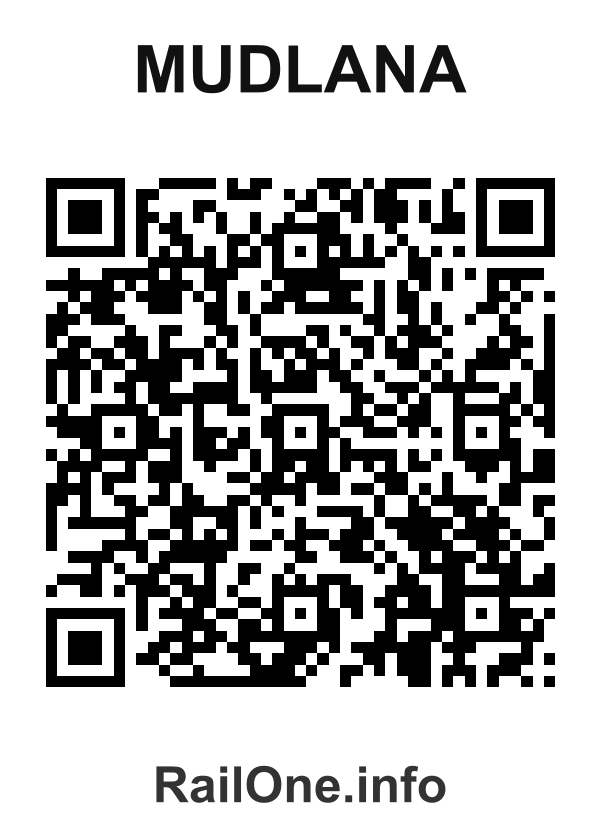 RailOne QR Code for Mudlana station