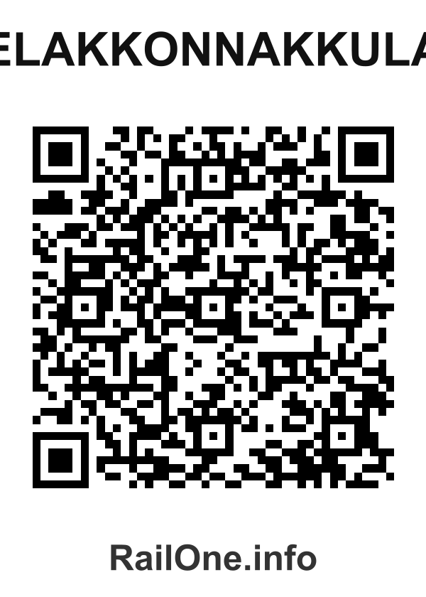 RailOne QR Code for Melakkonnakkulam station