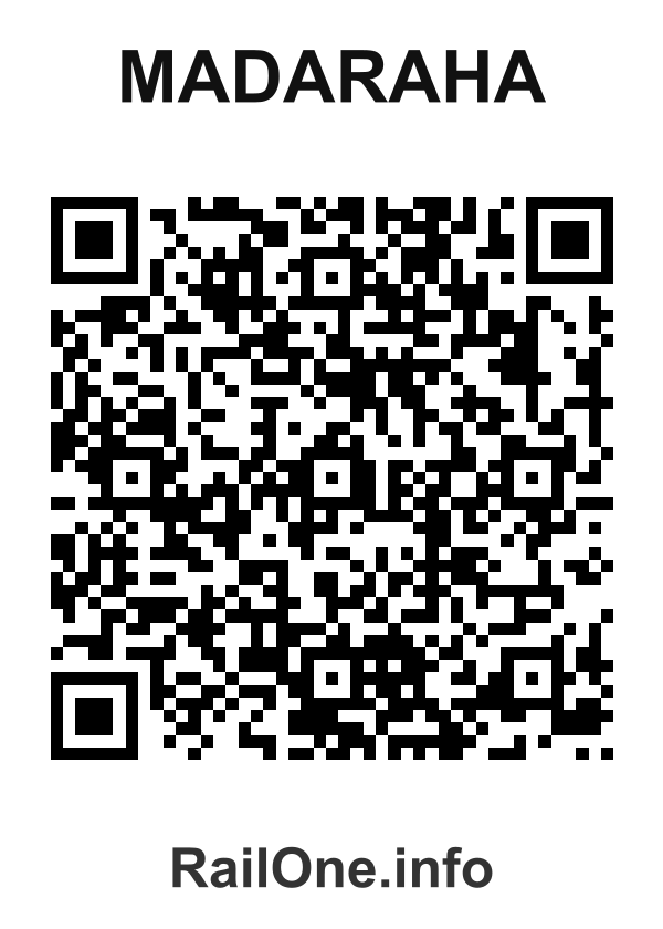 RailOne QR Code for Madaraha station