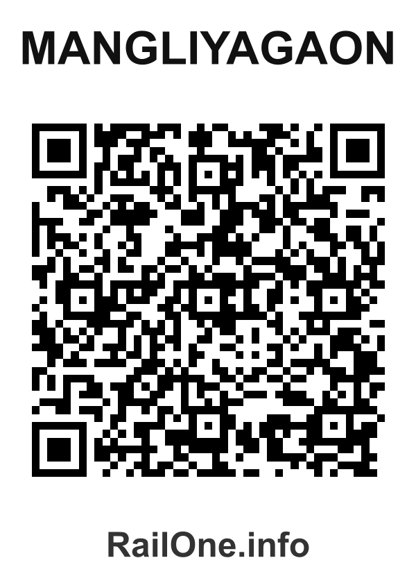 RailOne QR Code for Mangliyagaon station