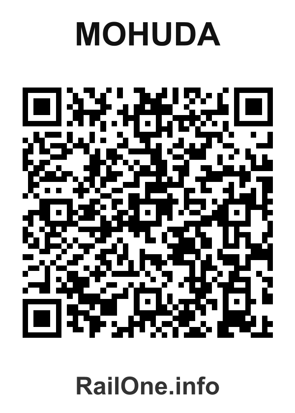 RailOne QR Code for Mohuda station