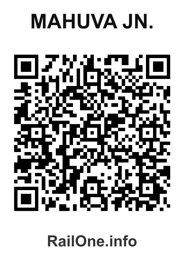 RailOne QR Code for Mahuva Jn. station