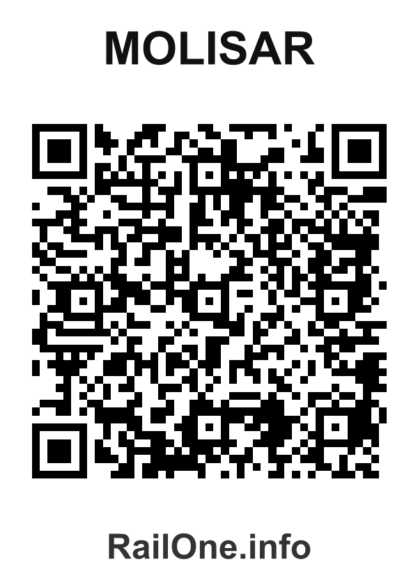 RailOne QR Code for Molisar station