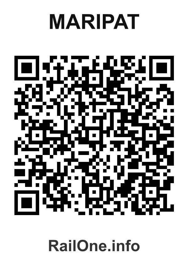 RailOne QR Code for Maripat station