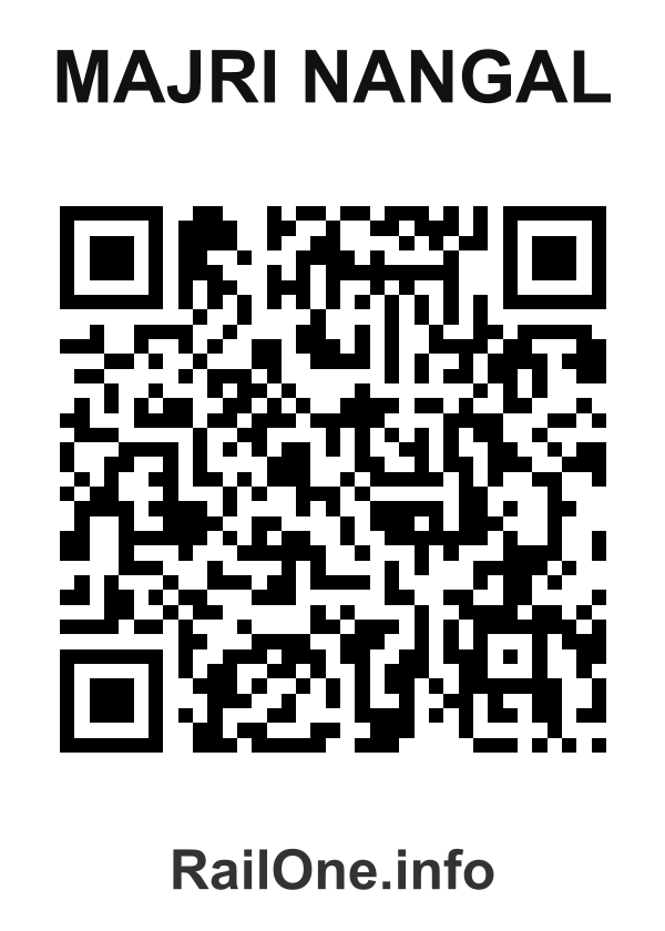 RailOne QR Code for Majri Nangal station