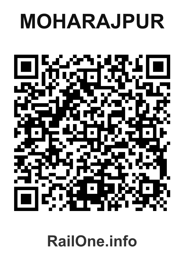 RailOne QR Code for Moharajpur station