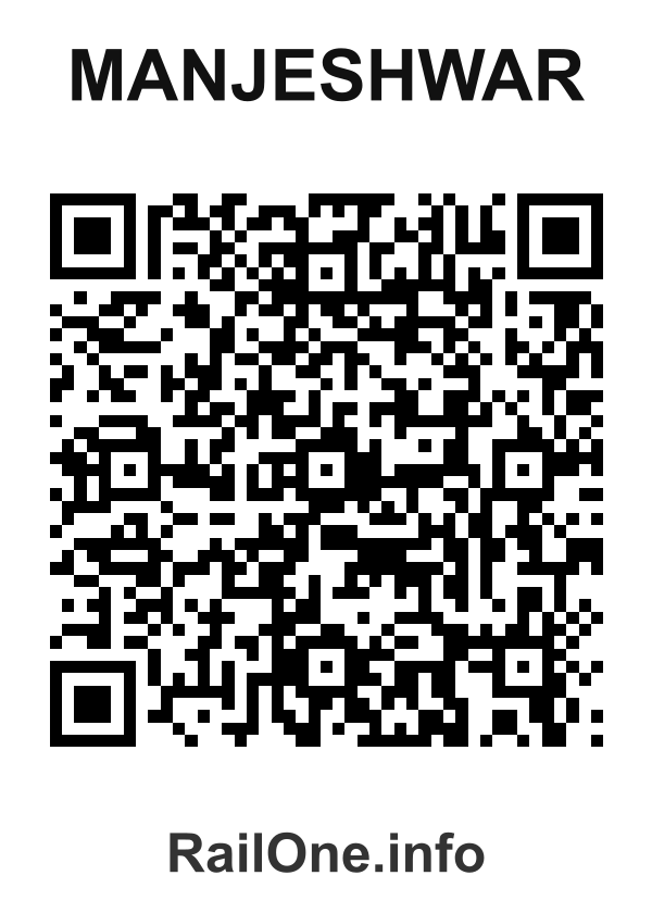RailOne QR Code for Manjeshwar station