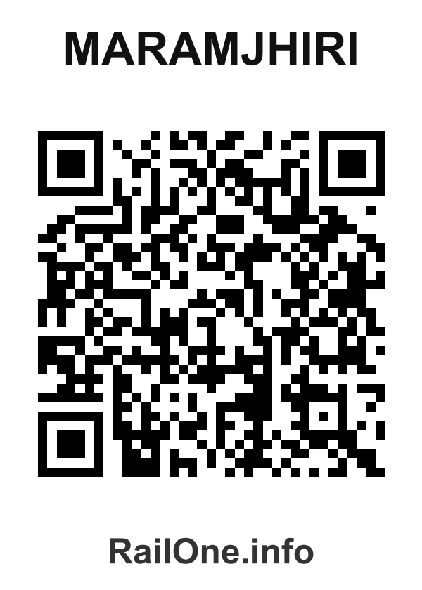 RailOne QR Code for Maramjhiri station