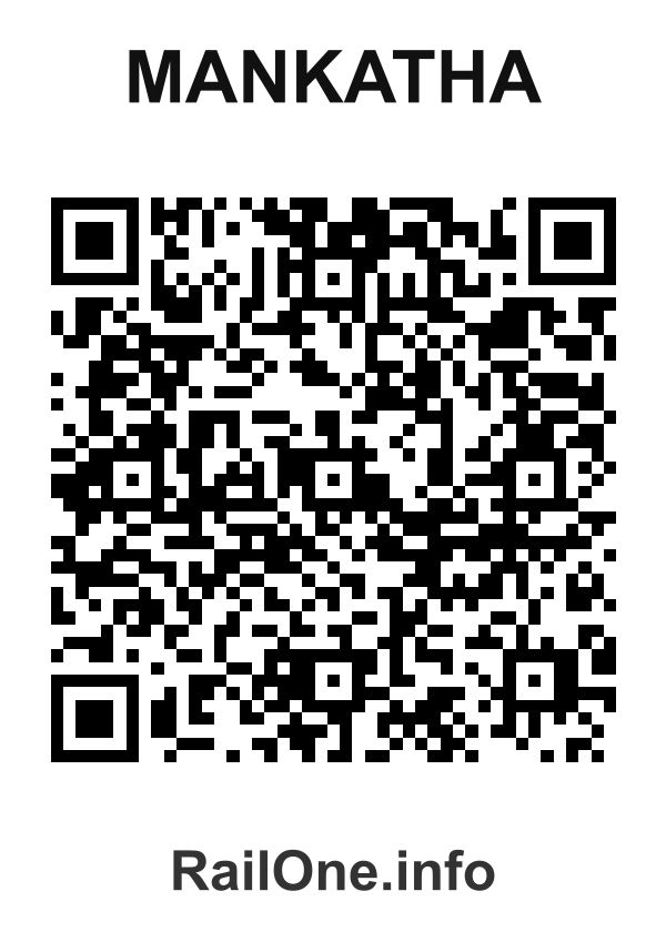 RailOne QR Code for Mankatha station