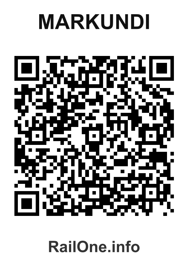 RailOne QR Code for Markundi station