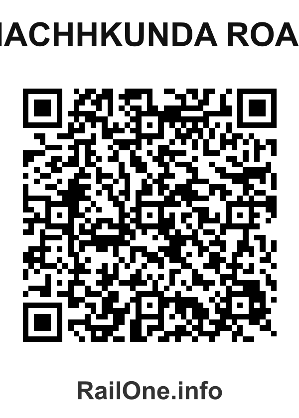 RailOne QR Code for Machhkunda Road station
