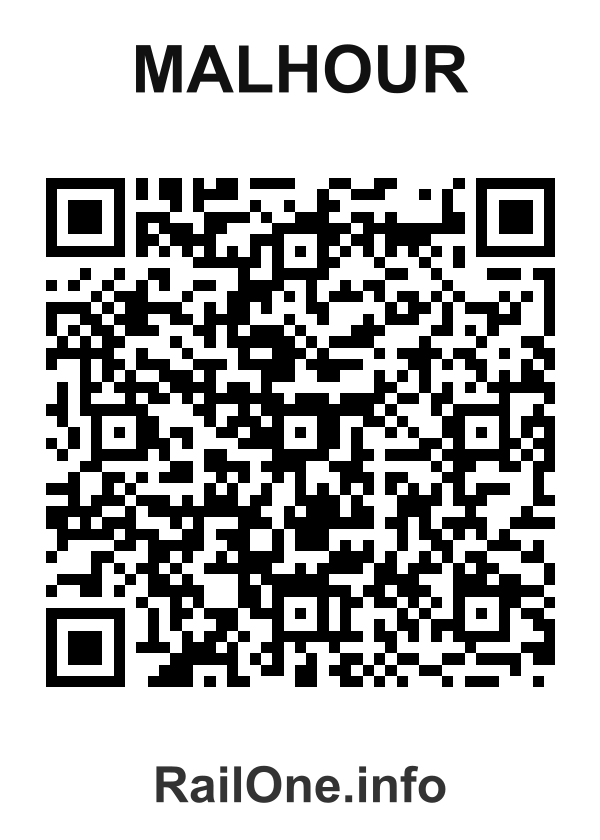 RailOne QR Code for Malhour station