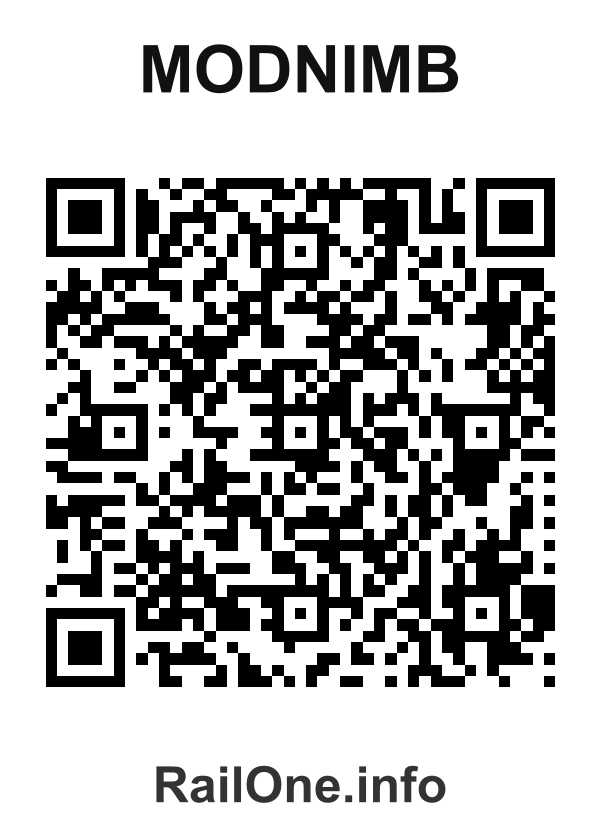 RailOne QR Code for Modnimb station