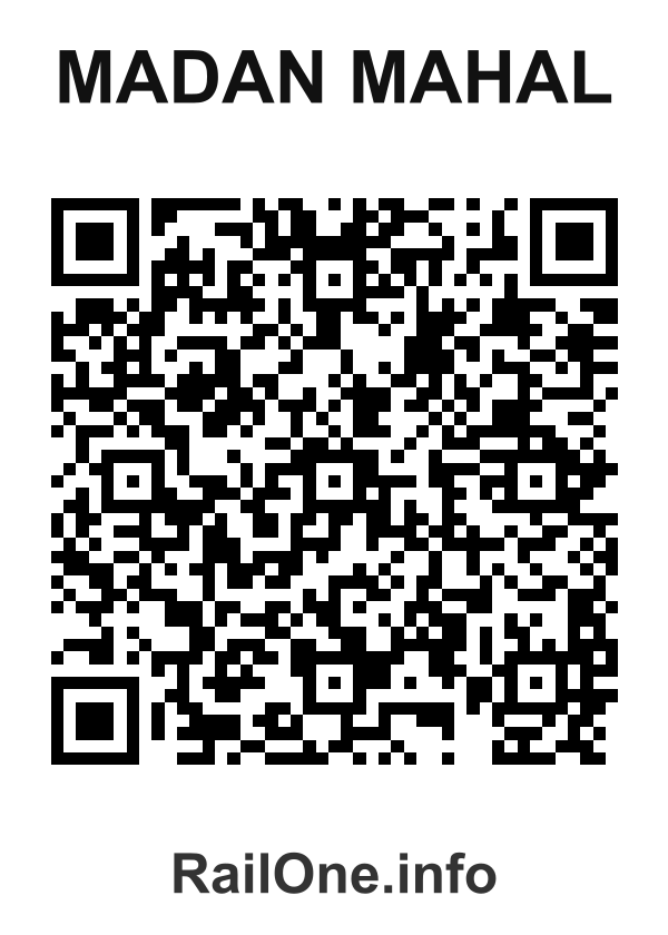 RailOne QR Code for Madan Mahal station