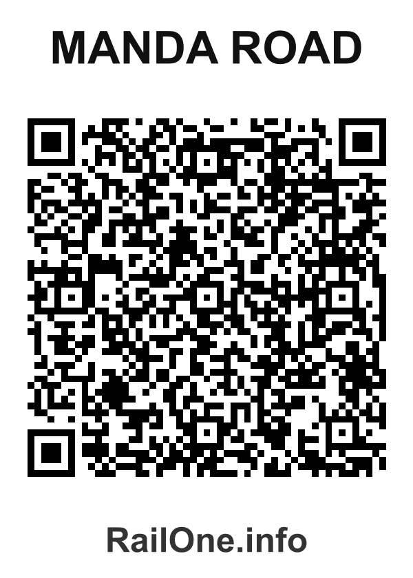 RailOne QR Code for Manda Road station