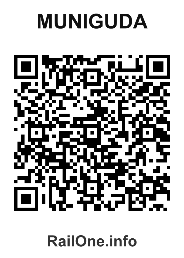 RailOne QR Code for Muniguda station