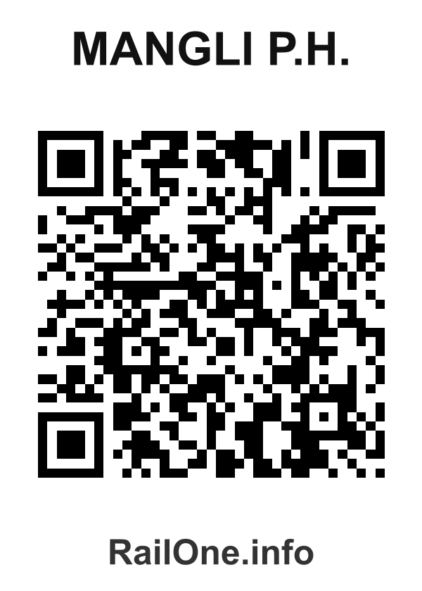 RailOne QR Code for Mangli P.h. station