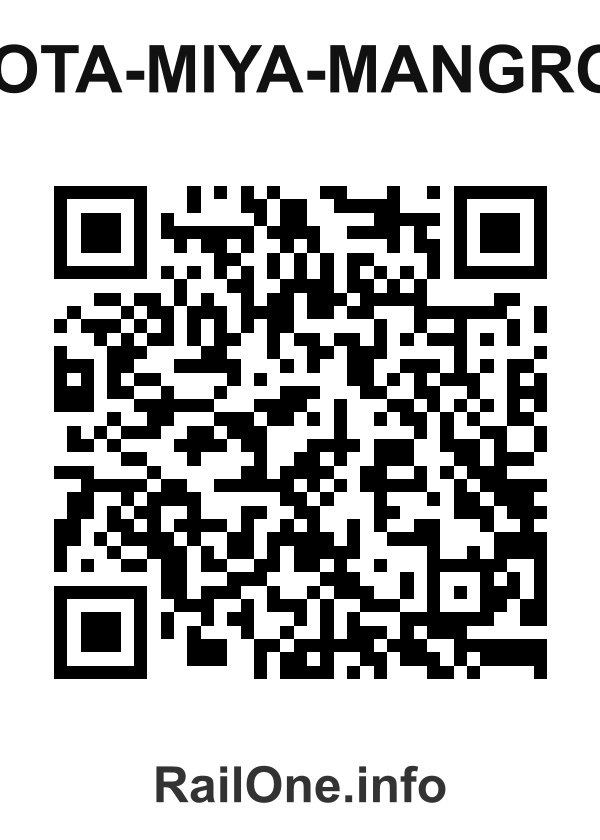 RailOne QR Code for Mota-miya-mangrol station