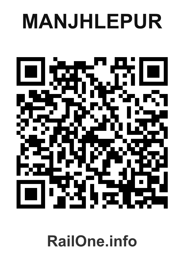 RailOne QR Code for Manjhlepur station