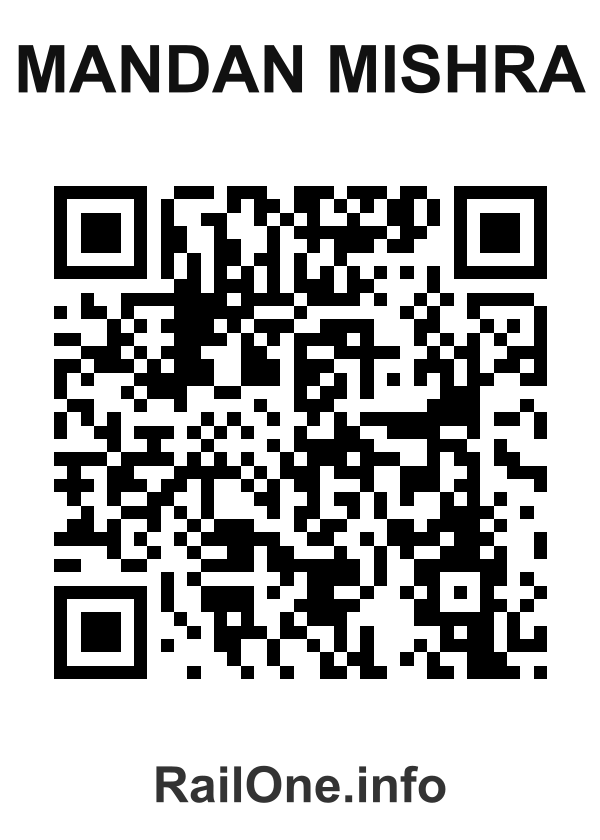 RailOne QR Code for Mandan Mishra station