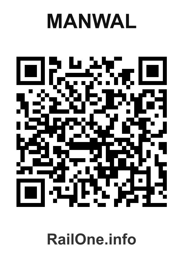 RailOne QR Code for Manwal station
