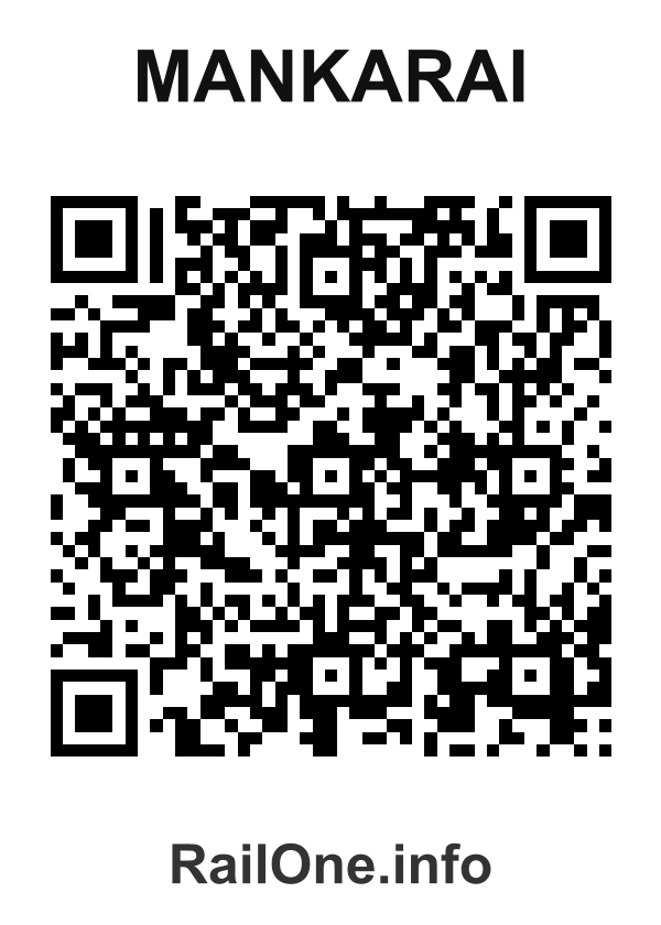 RailOne QR Code for Mankarai station
