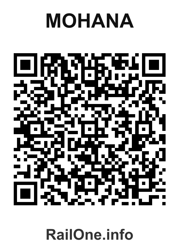 RailOne QR Code for Mohana station