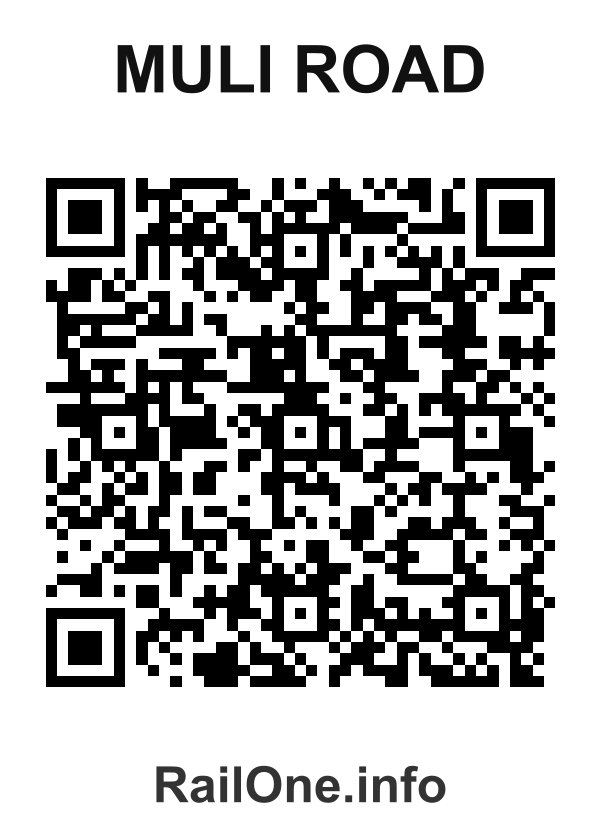 RailOne QR Code for Muli Road station