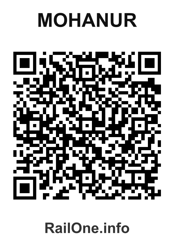 RailOne QR Code for Mohanur station