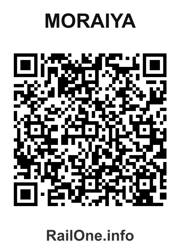 RailOne QR Code for Moraiya station