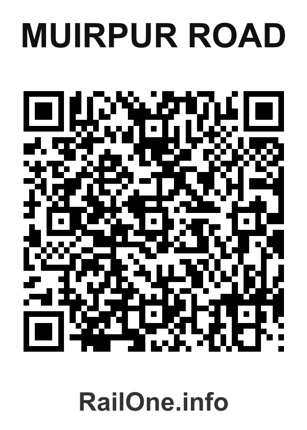 RailOne QR Code for Muirpur Road station