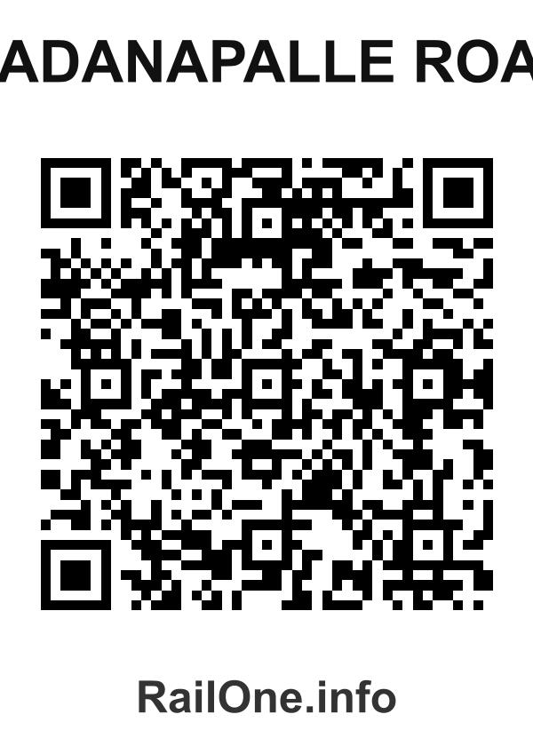 RailOne QR Code for Madanapalle Road station