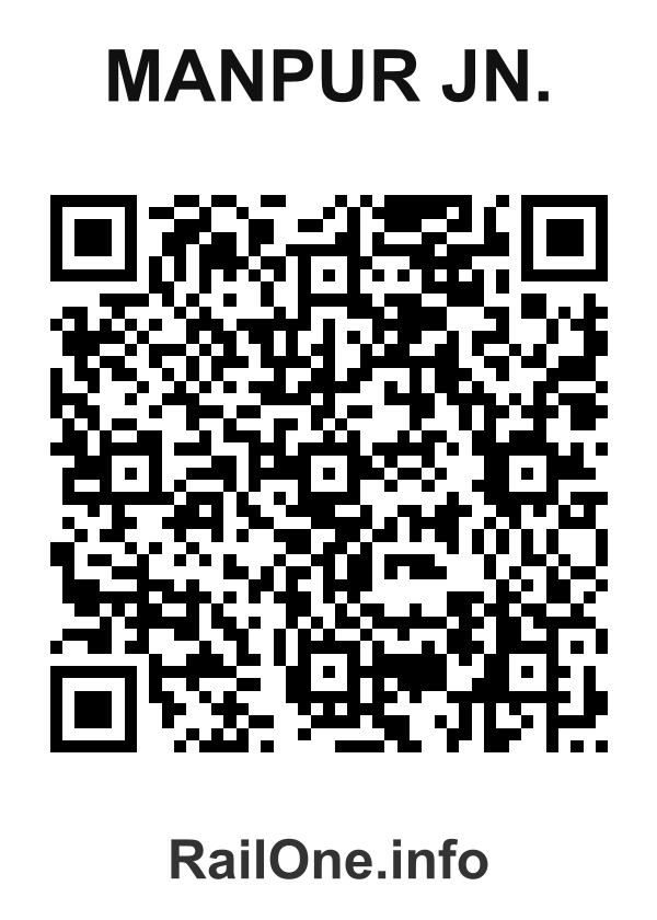 RailOne QR Code for Manpur Jn. station