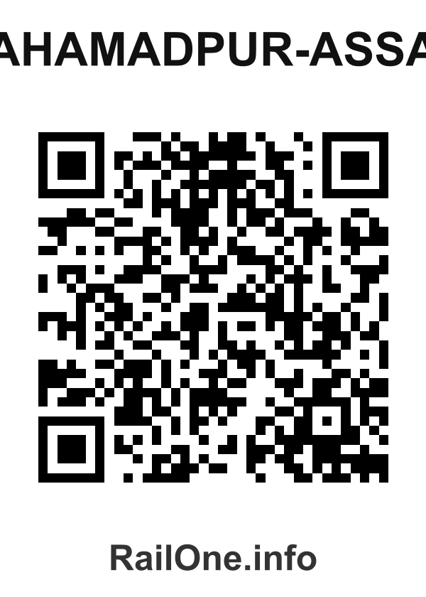 RailOne QR Code for Mahamadpur-assam station