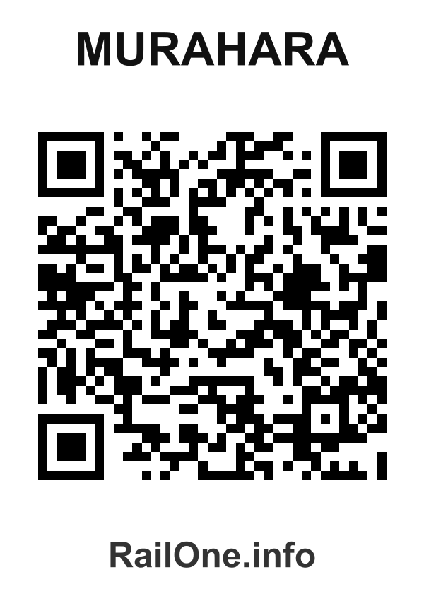 RailOne QR Code for Murahara station