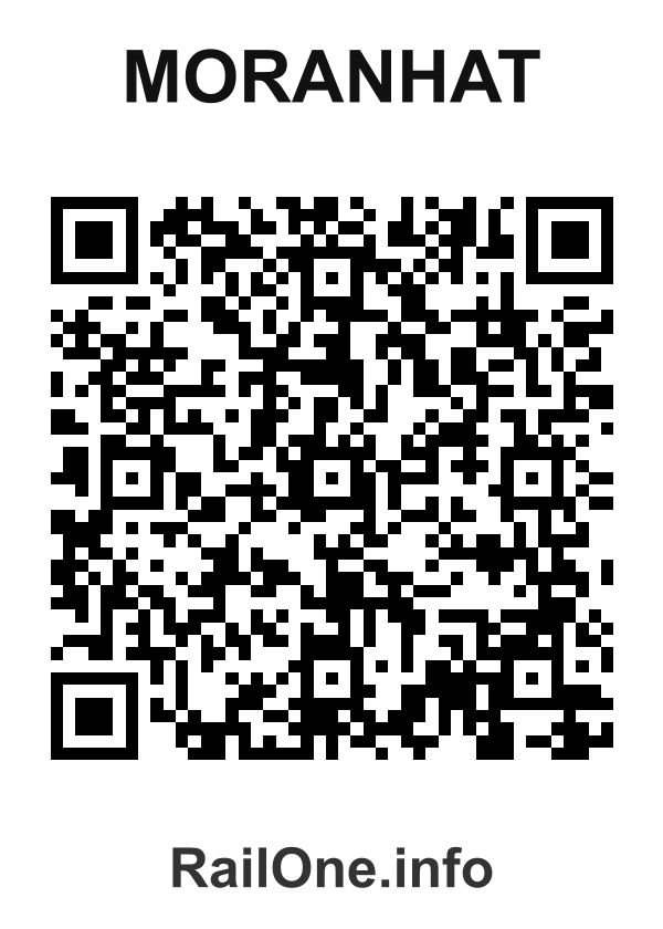 RailOne QR Code for Moranhat station