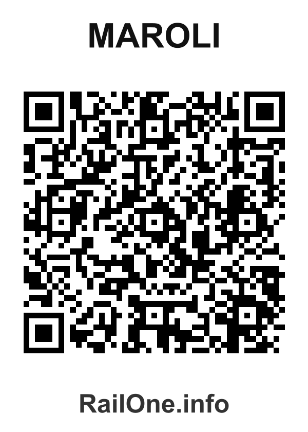 RailOne QR Code for Maroli station