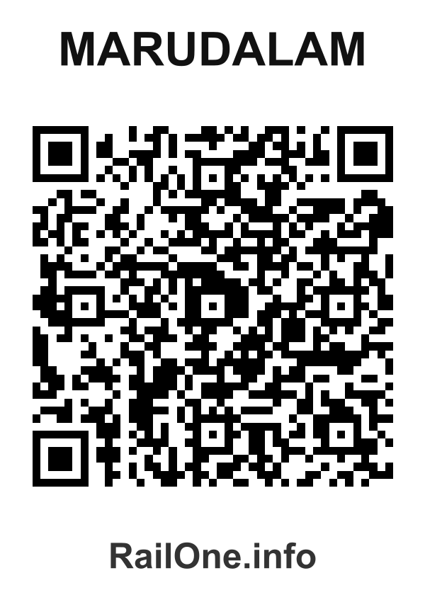 RailOne QR Code for Marudalam station