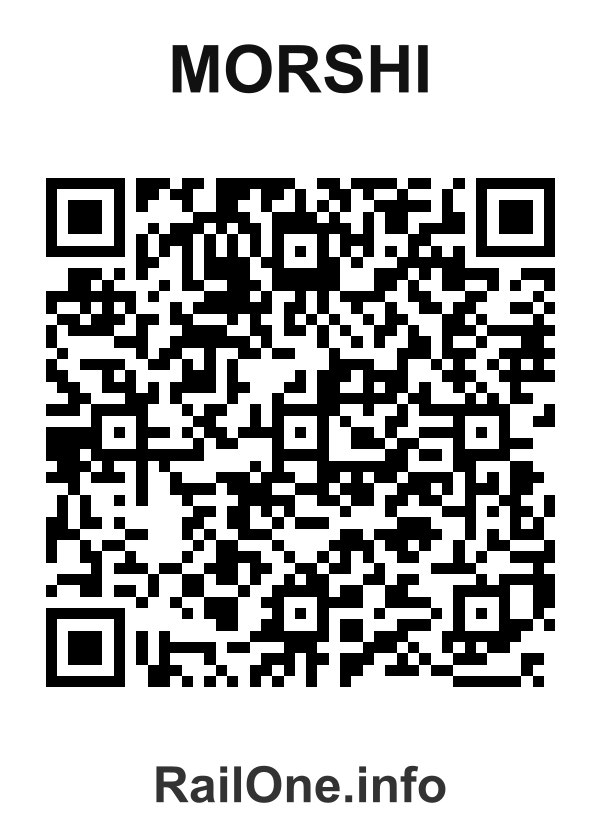 RailOne QR Code for Morshi station