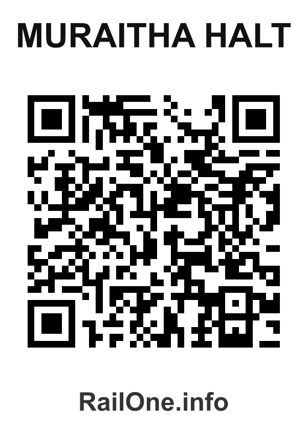 RailOne QR Code for Muraitha Halt station