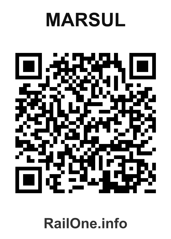 RailOne QR Code for Marsul station